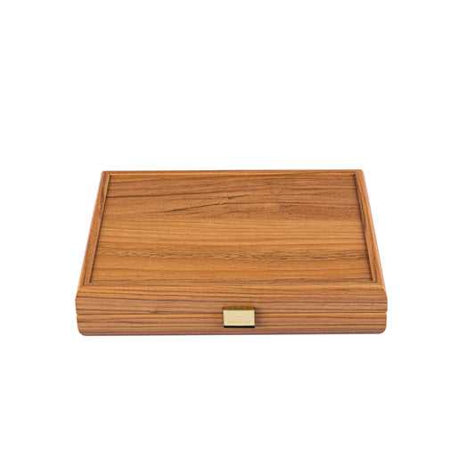 Luxury Plastic-Coated Playing Cards in Walnut Wooden Case - Perfect Gift for Gamers - Premium Playing Cards from MANOPOULOS Chess & Backgammon - Just €37! Shop now at MANOPOULOS Chess & Backgammon