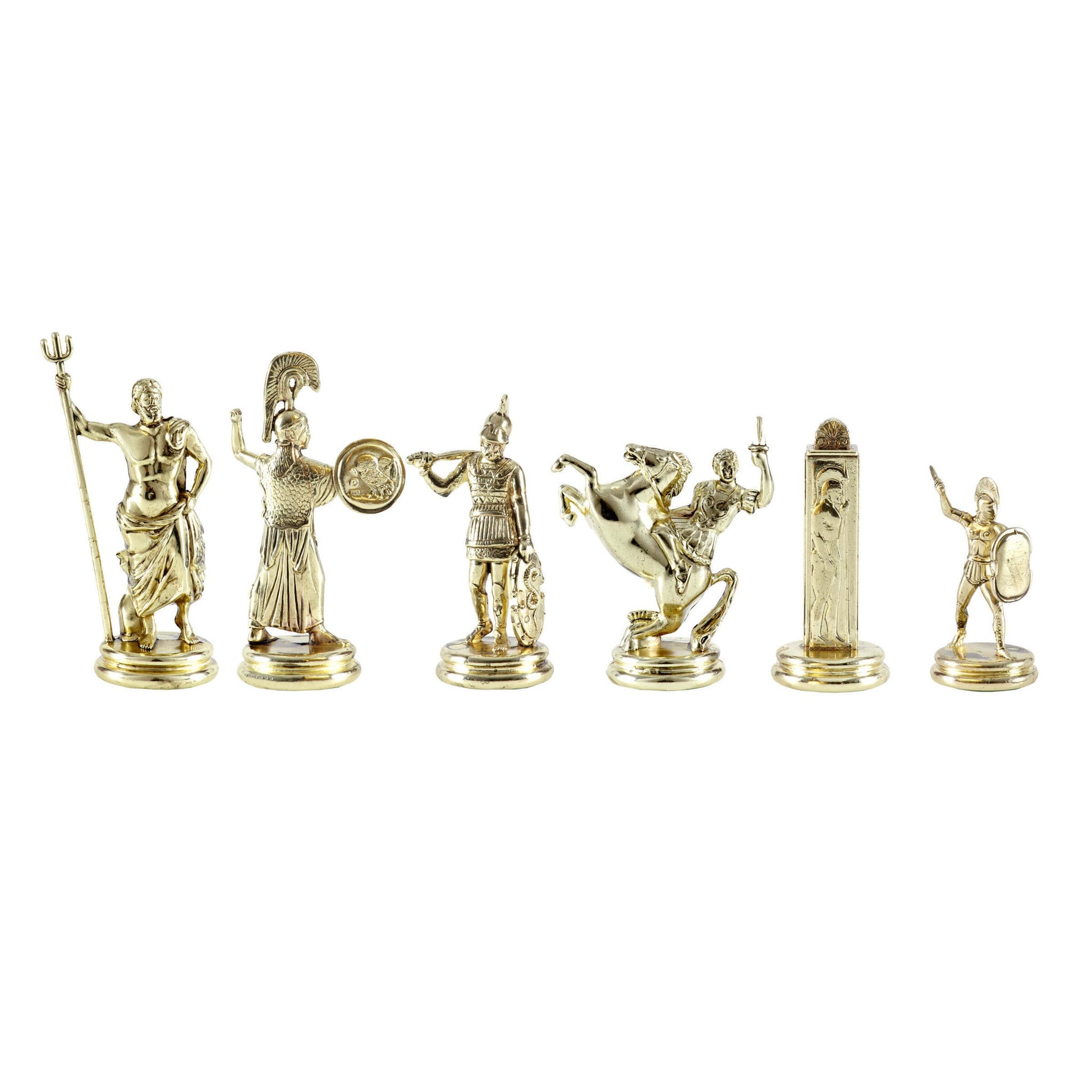 GREEK MYTHOLOGY Chessmen (Extra Large) - Gold/Silver - Premium Chess from MANOPOULOS Chess & Backgammon - Just €350! Shop now at MANOPOULOS Chess & Backgammon