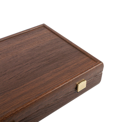 Luxury Poker Set in Dark Walnut Wooden Replica Case