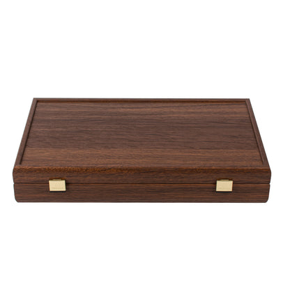 Luxury Poker Set in Dark Walnut Wooden Replica Case