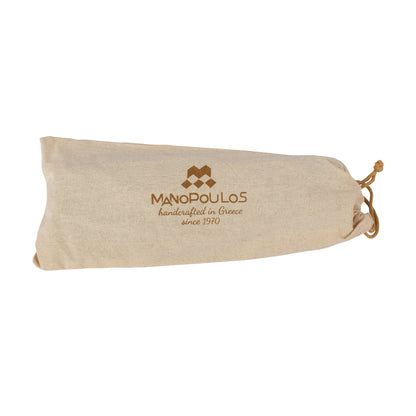 Premium Handcrafted Khaki Brown Suede Roll-Up Backgammon Set