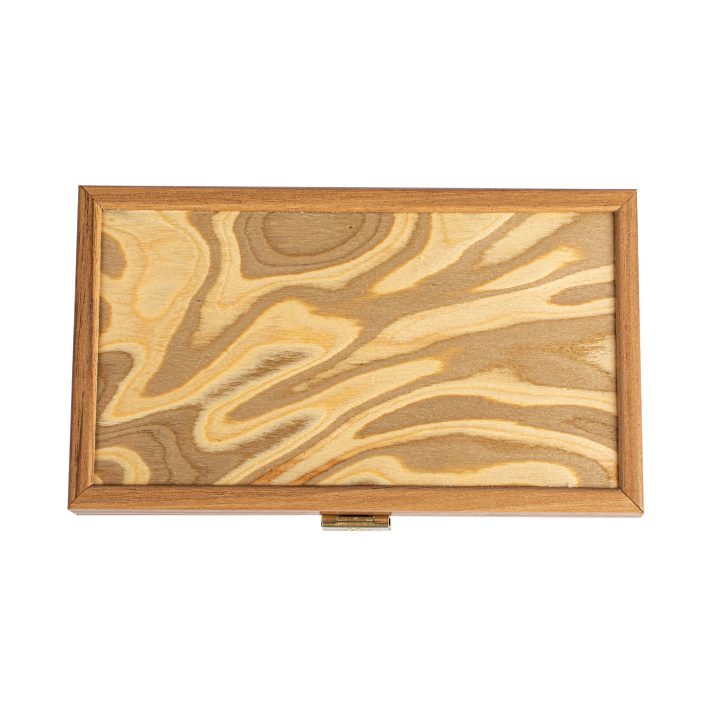 Premium Handcrafted Olive Burl Backgammon Set with Olive Wood Checkers