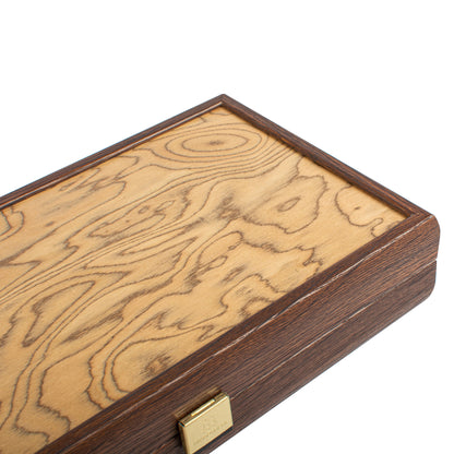 Handcrafted Premium Walnut Burl Backgammon Set