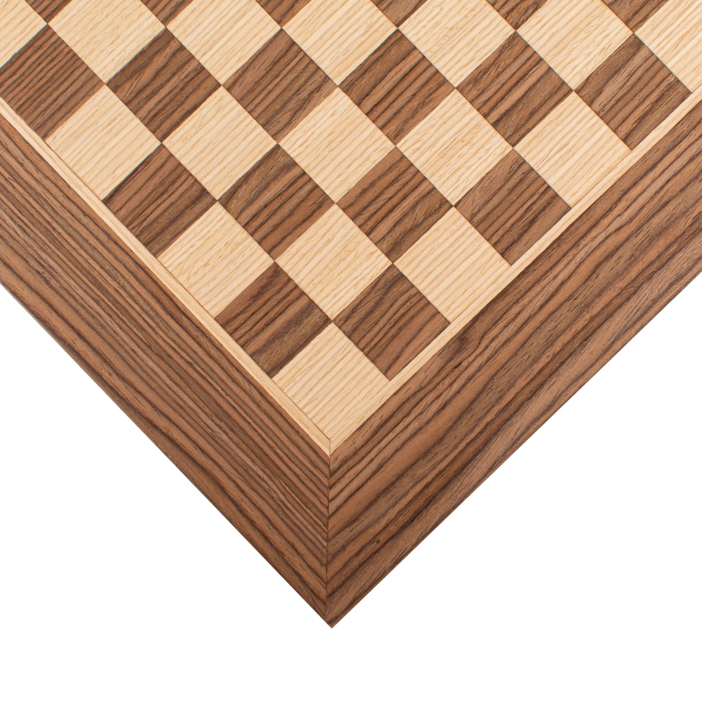 Handcrafted Walnut Wood & Maple Inlaid Chessboard - 33x33cm (Small)